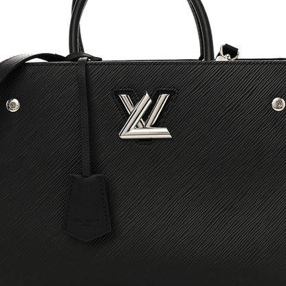 Louis Vuitton Epi Twist Tote Black 7 of 9