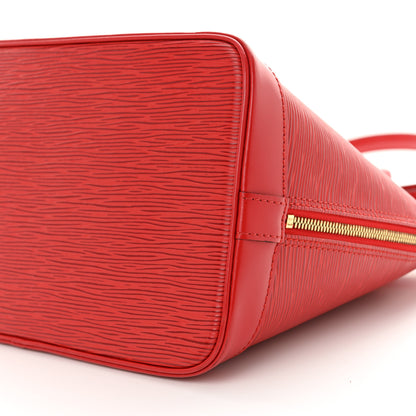 Louis Vuitton Epi Alma PM Castillan Red 10 of 14
