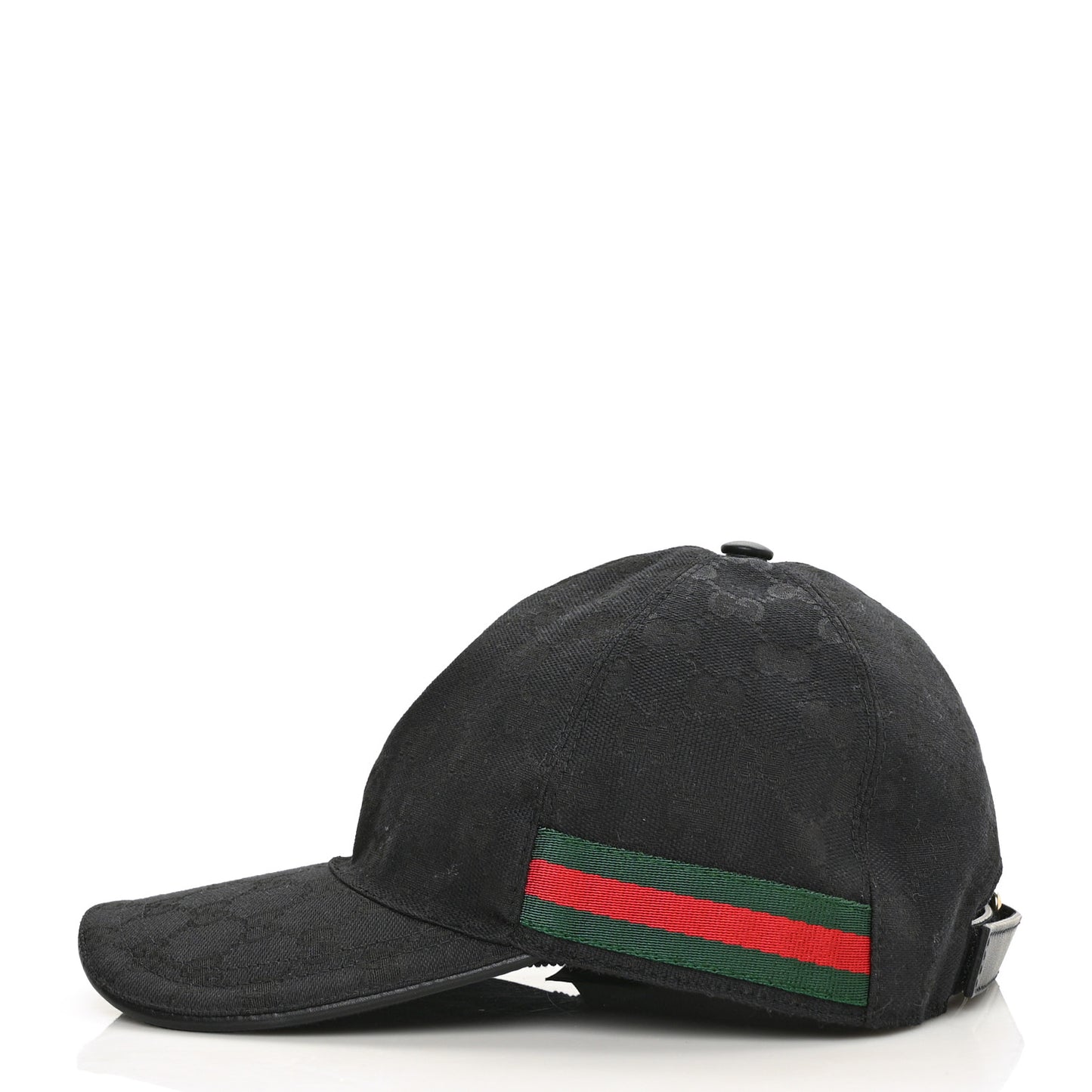 Monogram Web Baseball Hat S Black