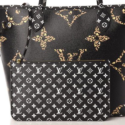 Louis Vuitton Monogram Giant Jungle Neverfull MM Black 11 of 13