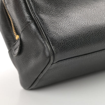 Chanel Caviar Timeless CC Cosmetic Pouch Bag Black 15 of 15
