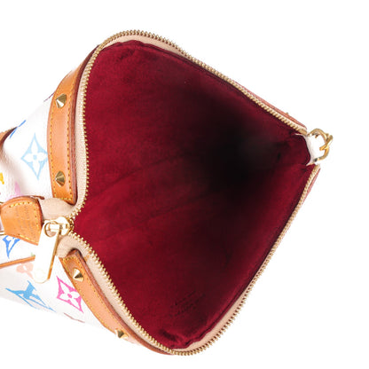 Louis Vuitton Monogram Multicolor Pochette Accessories White 6 of 7
