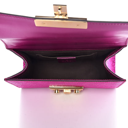Gucci Galassia Small Padlock Shoulder Bag Fuxia 5 of 9