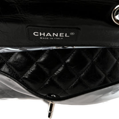 Chanel Crumpled Calfskin PVC Quilted Backpack Black 6 of 11