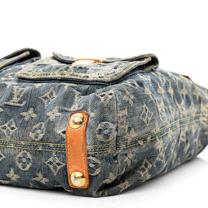Louis Vuitton Denim Baggy GM Blue 15 of 20