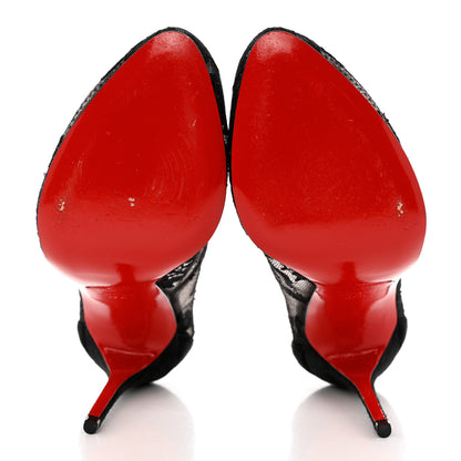 Christian Louboutin Lace Dorissima 100 Pumps 37.5 Black 5 of 11