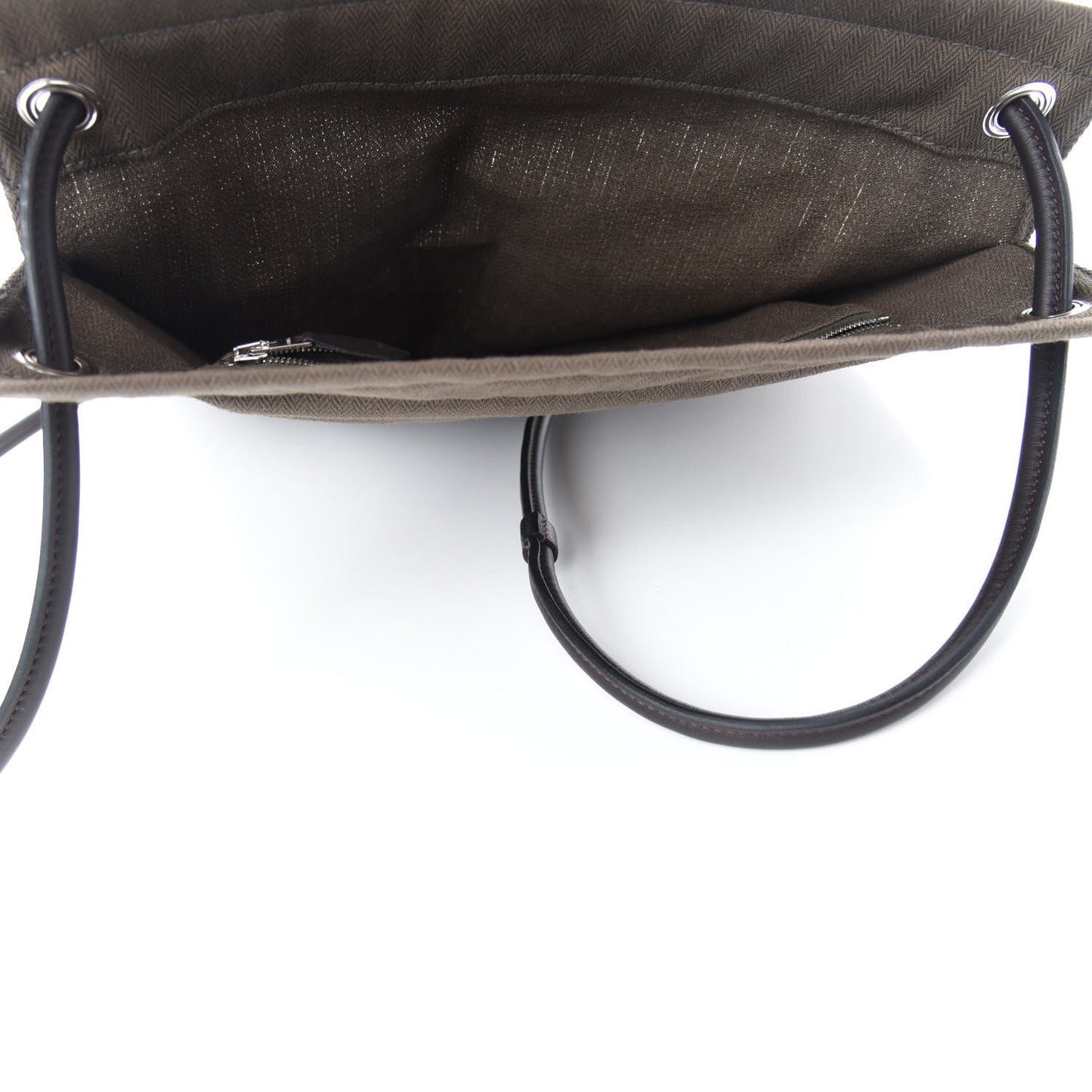Herringbone Canvas Swift Maline Bag Kaki Ebene
