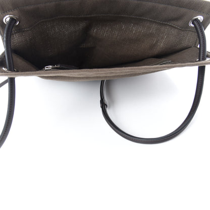 Hermes Herringbone Canvas Swift Maline Bag Kaki Ebene 5 of 9
