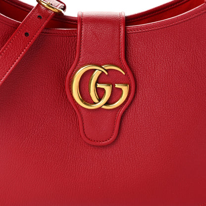 Gucci Goatskin Medium Aphrodite Shoulder Bag Hibiscus Red 7 of 11