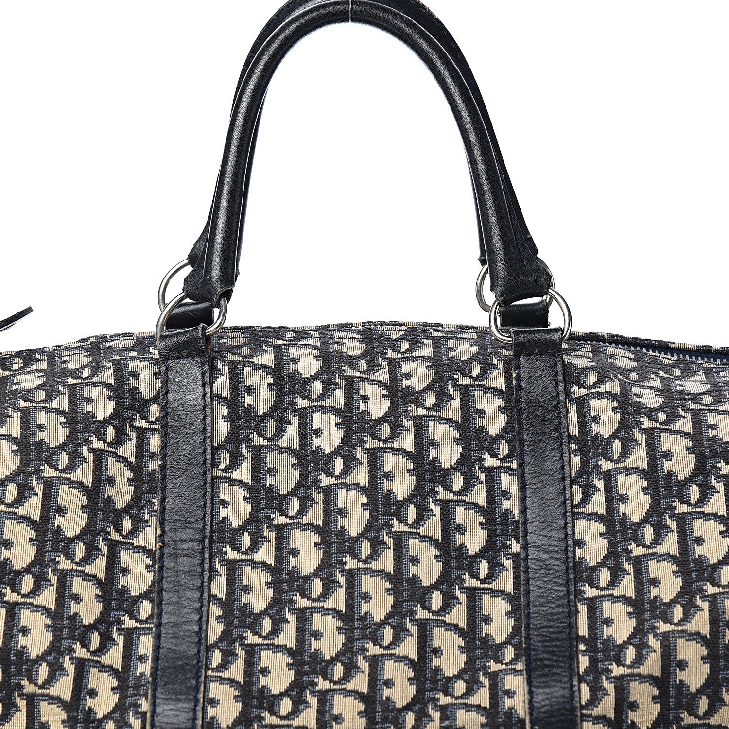 Christian Dior Monogram Duffle Navy Blue 14 of 16