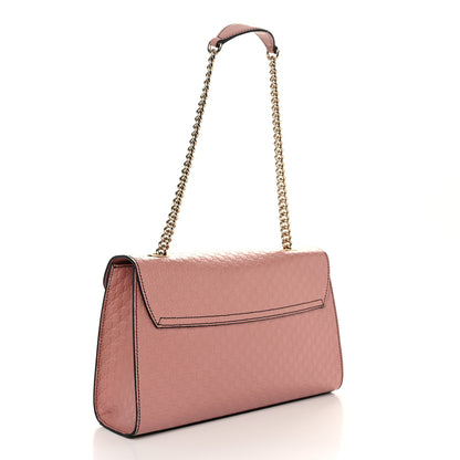 Gucci Microguccissima Medium Emily Chain Shoulder Bag Soft Pink 3 of 11