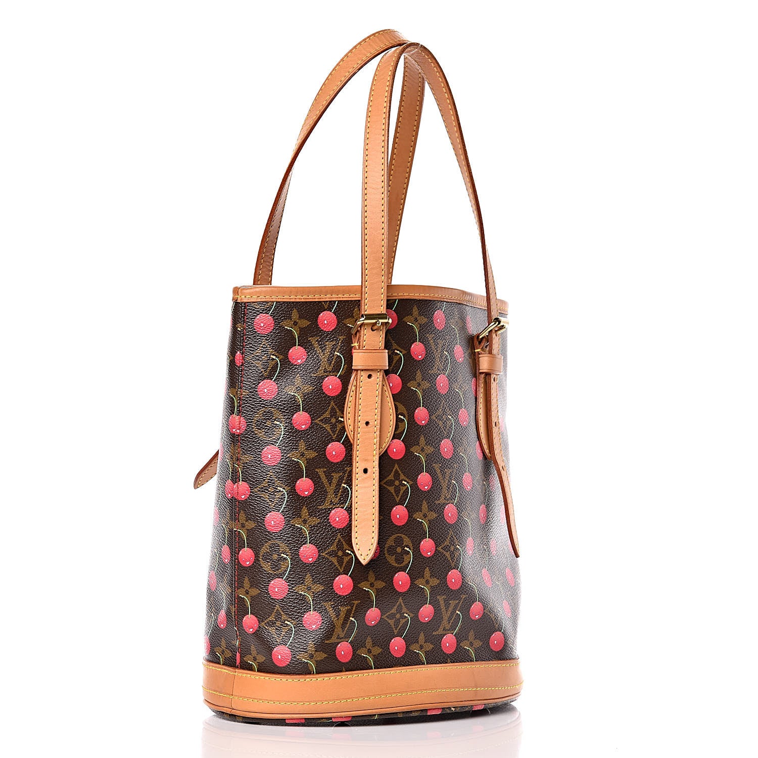 Louis Vuitton Monogram Cerises Bucket Bag 3 of 14