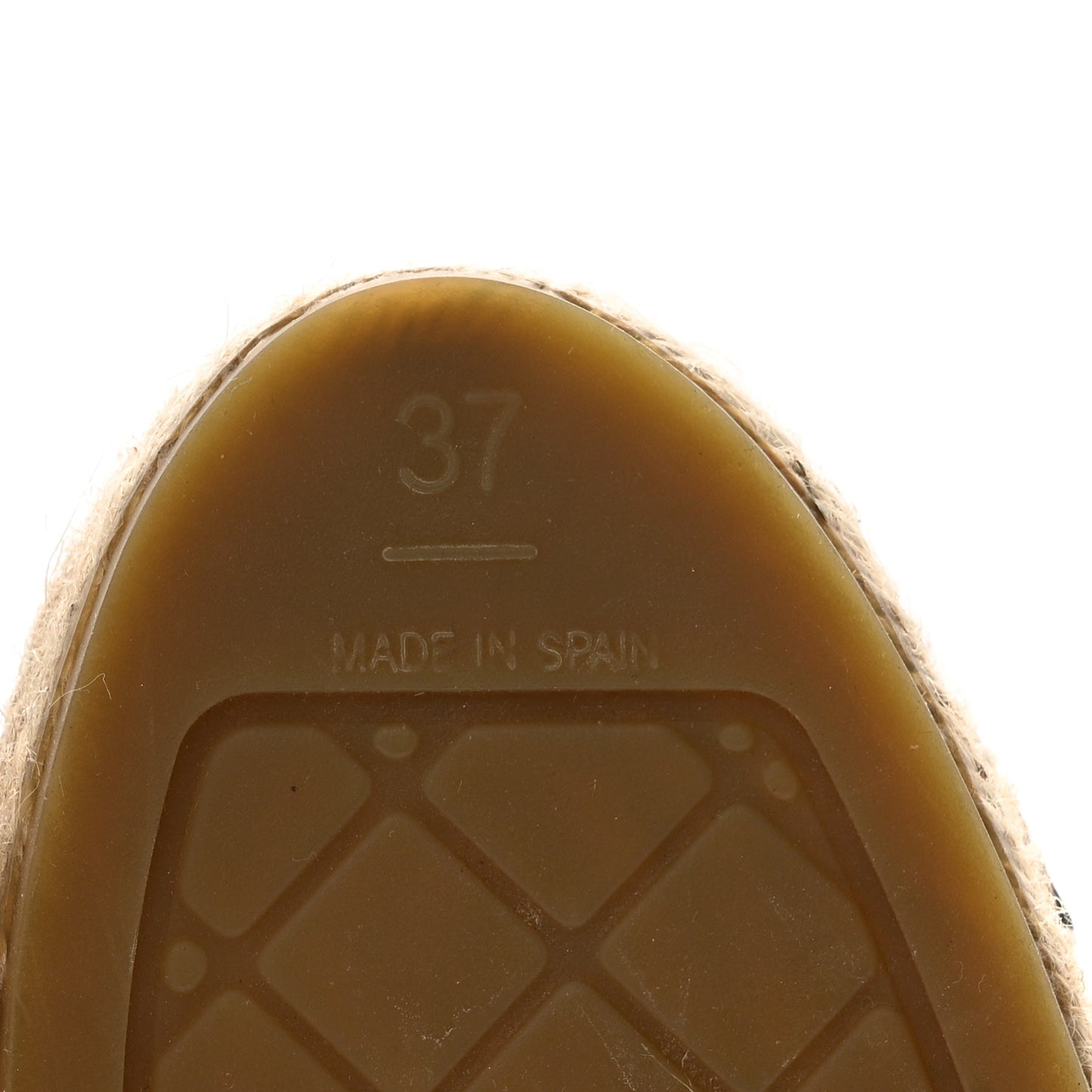 Lambskin CC Espadrilles 37 Black