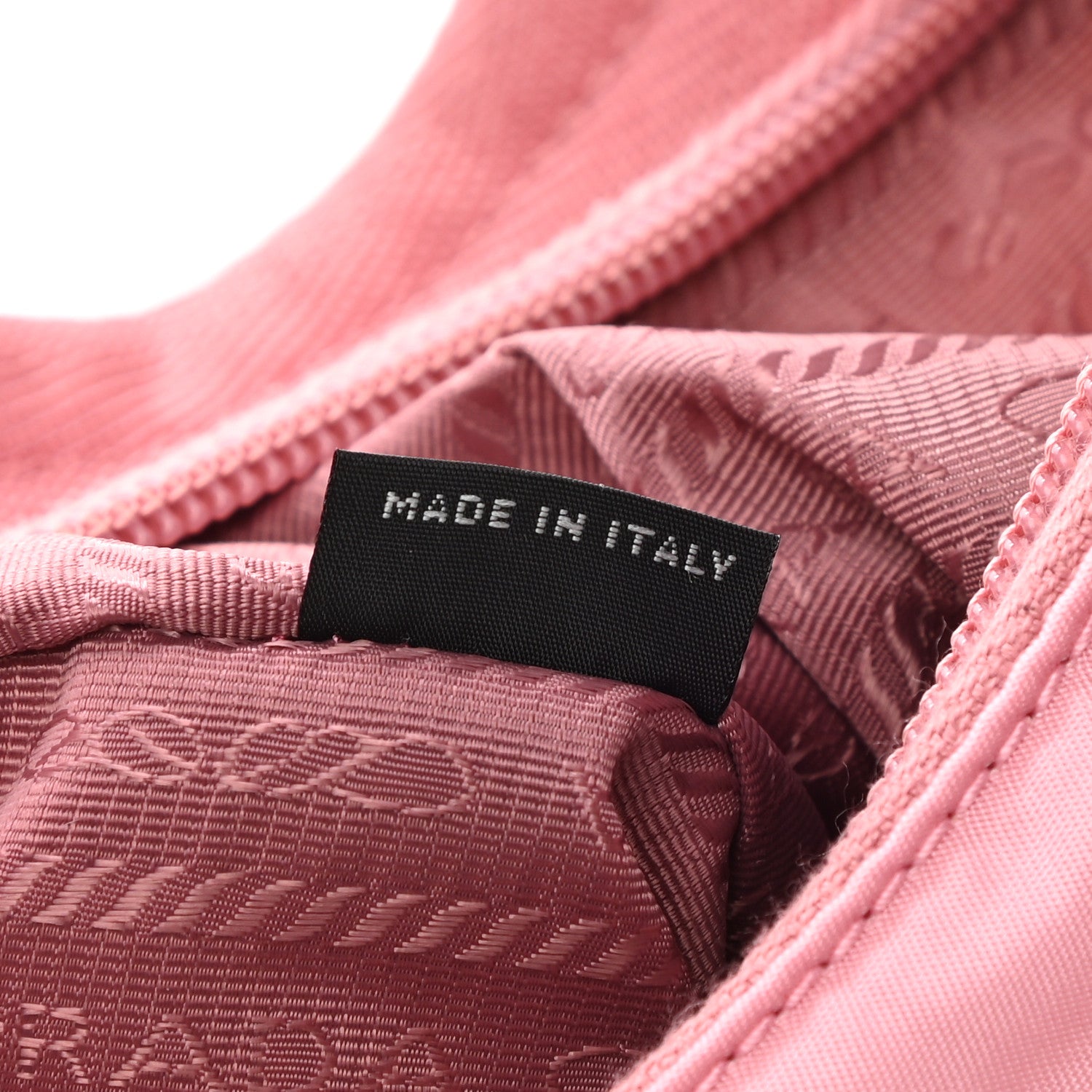 Prada Tessuto Nylon Saffiano Mini Re-Edition 2000 Bag Rosa 7 of 12