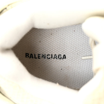 Balenciaga Mesh Nubuck Effect Fabric Glow in the Dark Womens Track Sneakers 35 White 8 of 9
