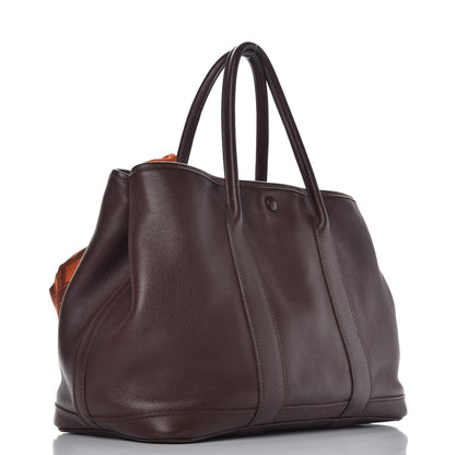 Hermes Swift Bolduc Twilly Garden Party TPM Chocolate 3 of 9