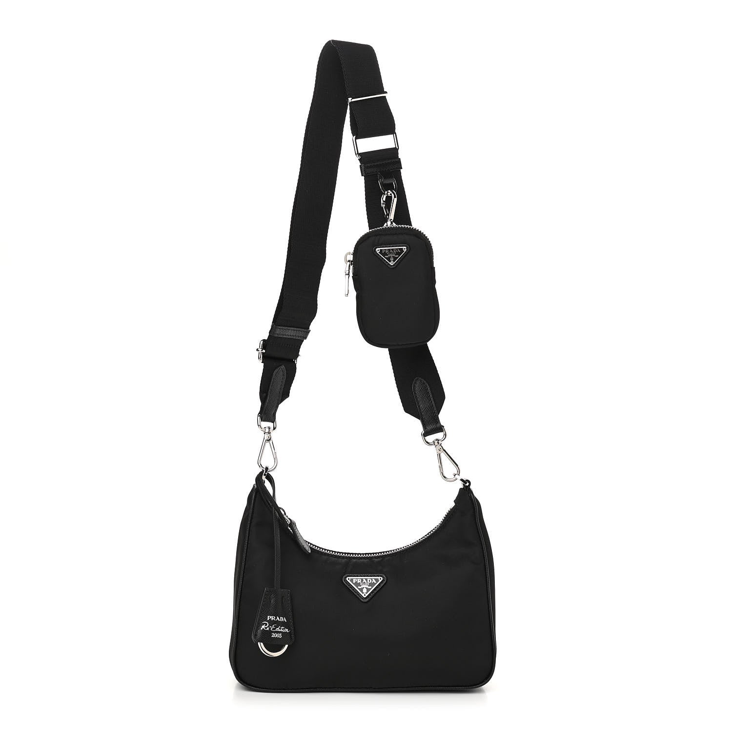Prada Nylon Re-Edition 2005 Shoulder Bag Black 1 of 10