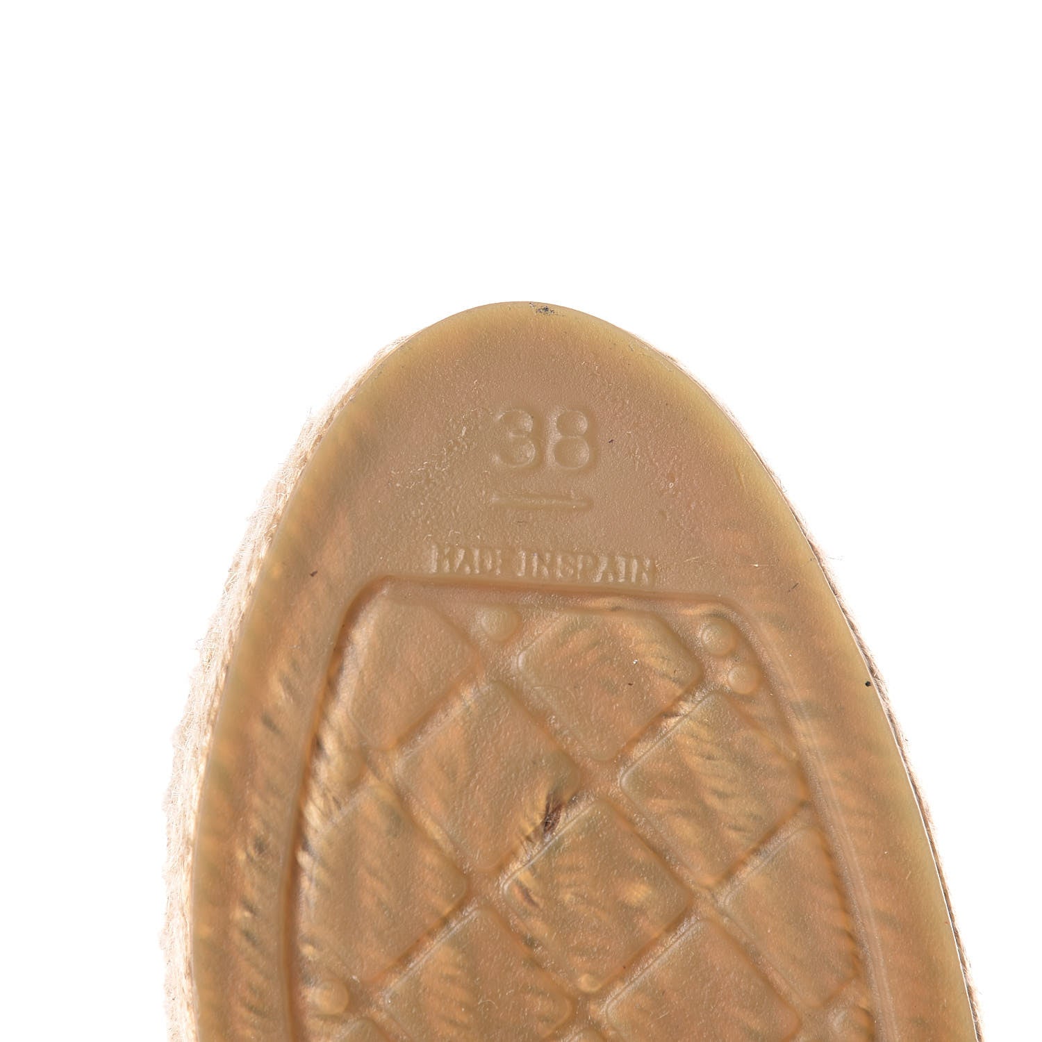 Chanel Laminated Goatskin CC Espadrilles 38 Silver 8 of 12