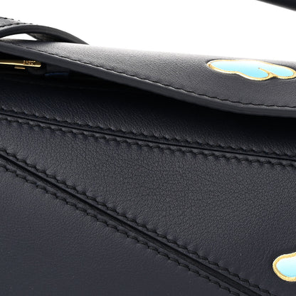 Loewe Calfskin New Year Mini Puzzle Bag Dark Ink 8 of 10