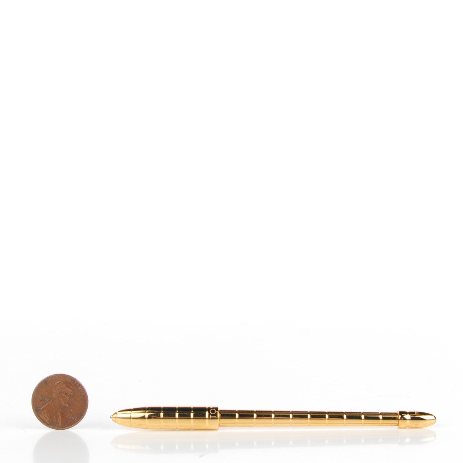Louis Vuitton Agenda Ballpoint Pen Gold 2 of 9