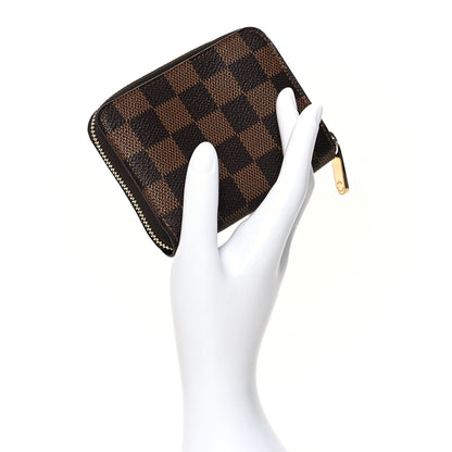 Louis Vuitton Damier Ebene Zippy Coin Purse 2 of 7