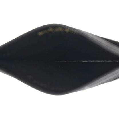 Saint Laurent Grain De Poudre Matelasse Chevron Credit Card Case Black 5 of 8