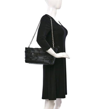 3.1 Phillip Lim Calfskin Odita Lattice Pouch Black 2 of 8