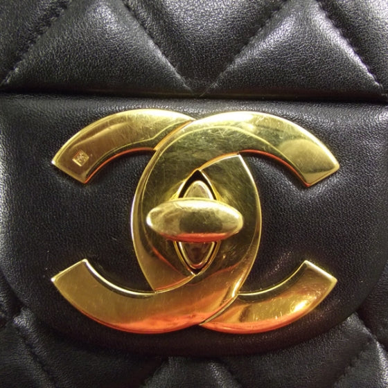 Chanel Lambskin XL Jumbo Flap Black 14 of 14