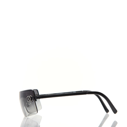 Chanel Crystal CC Logo Sunglasses 4104-B Black 3 of 7