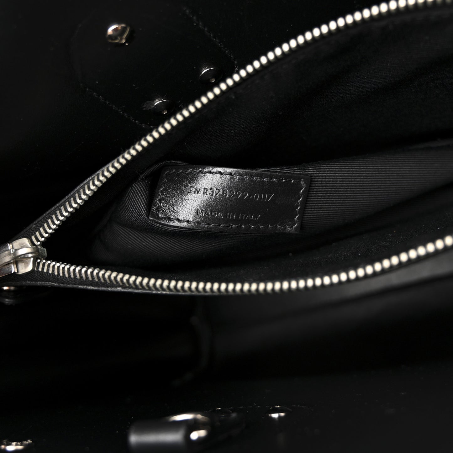 Grained Calfskin Small Sac De Jour Black