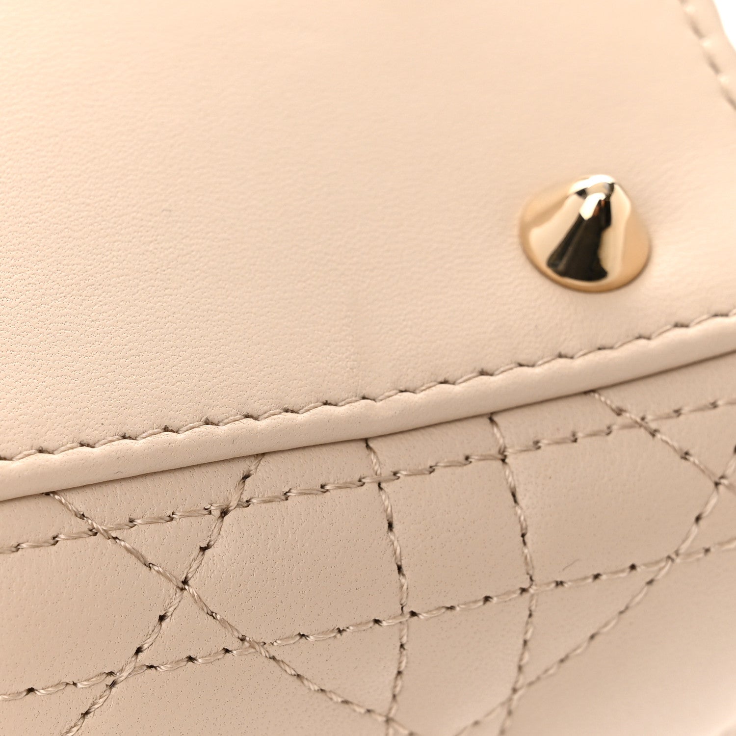 Christian Dior Lambskin Cannage Small My ABC Dior Lady Dior Beige 11 of 11