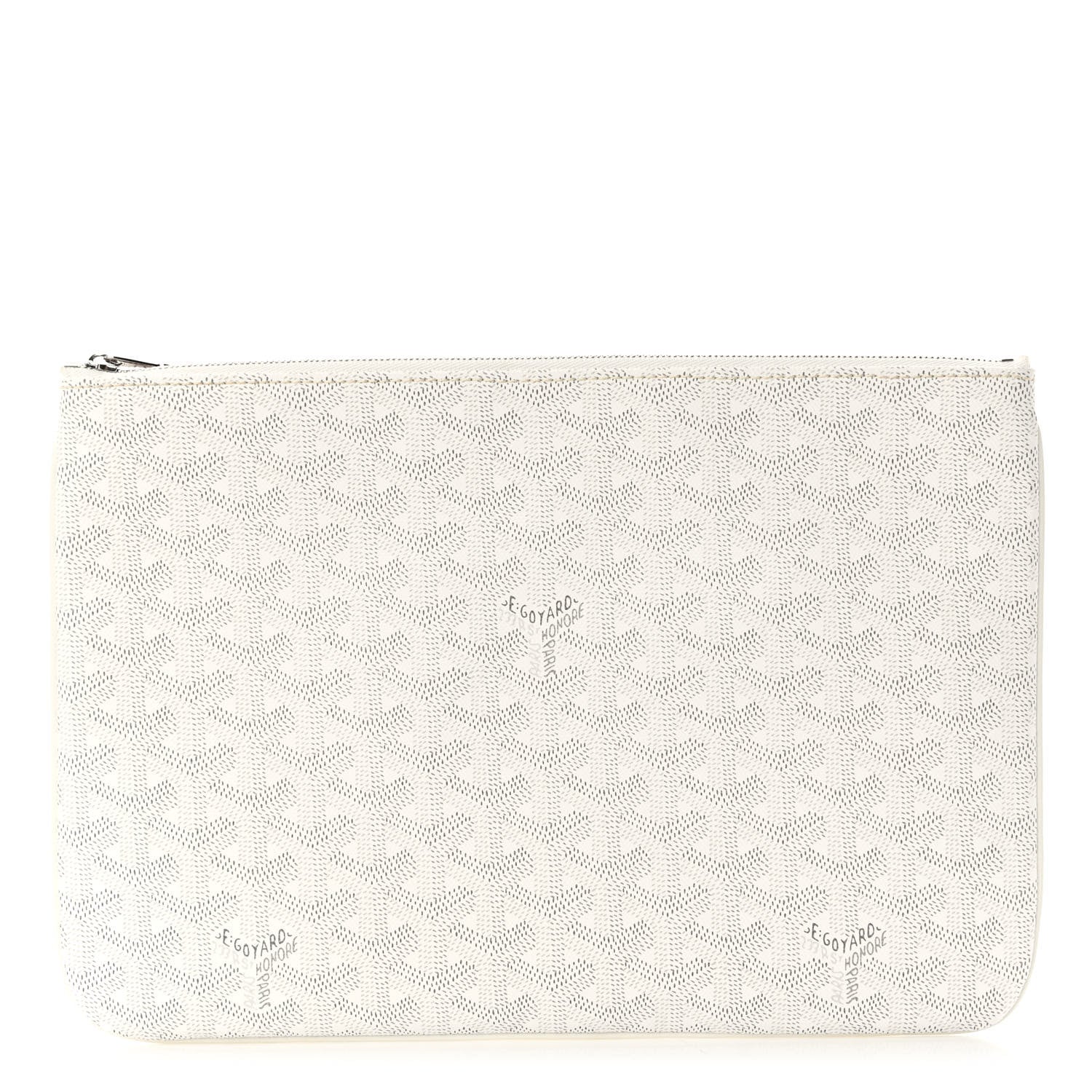 Goyard Goyardine Senat Pochette MM White 1 of 10