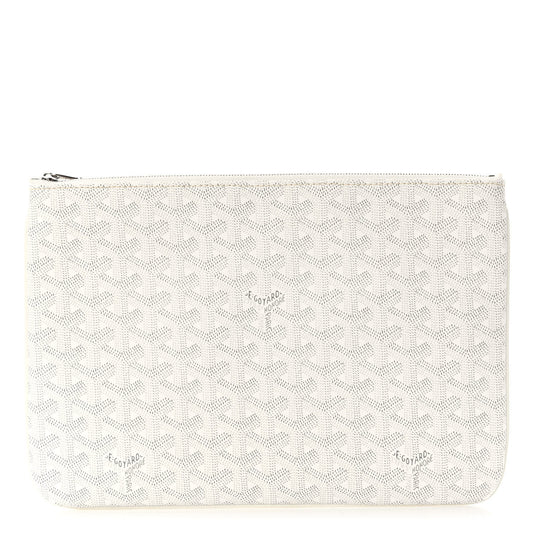 Goyardine Senat Pochette MM White