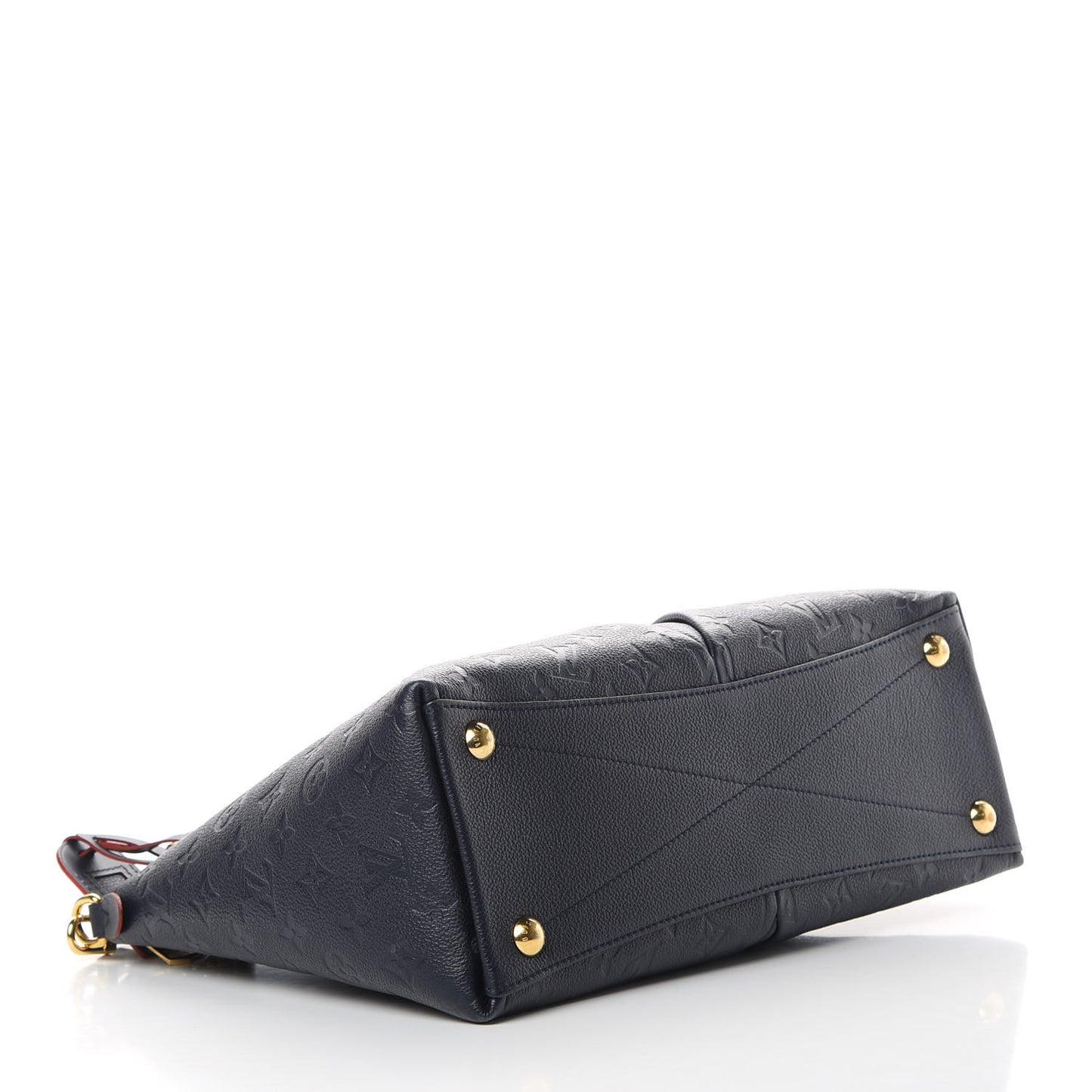 Empreinte V Tote MM Marine Rouge