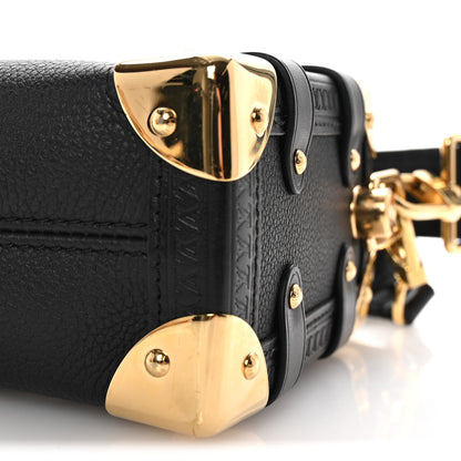 Louis Vuitton Grained Calfskin Side Trunk PM Black 9 of 9