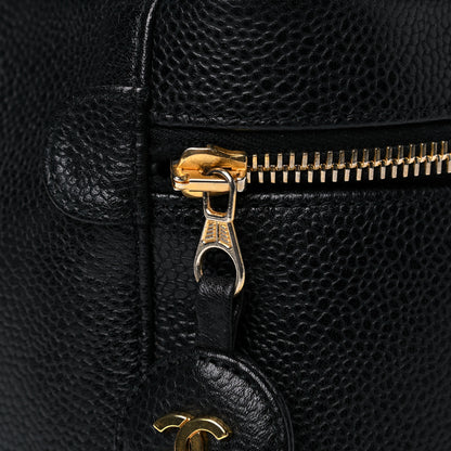 Chanel Caviar Vanity Cosmetic Case Black 14 of 14