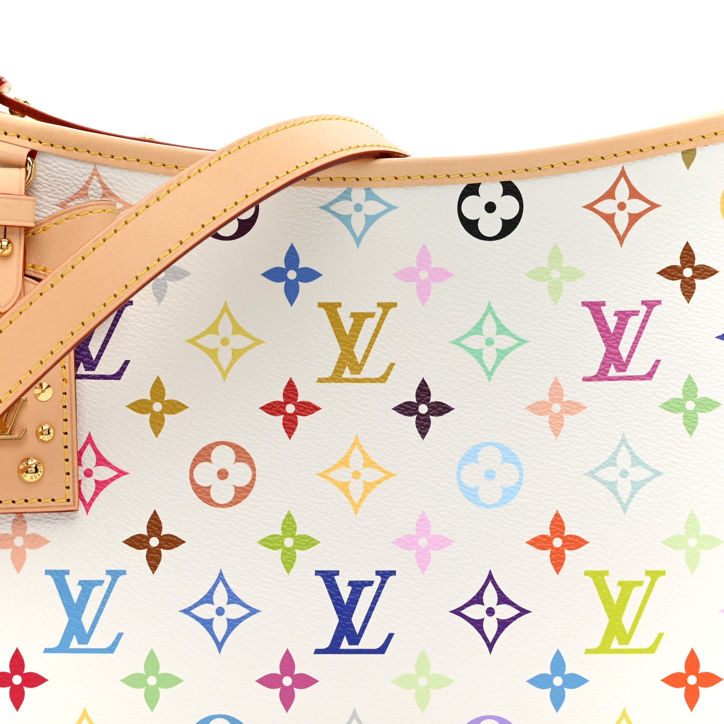 LV X TM Monogram Multicolor CarryAll East West White