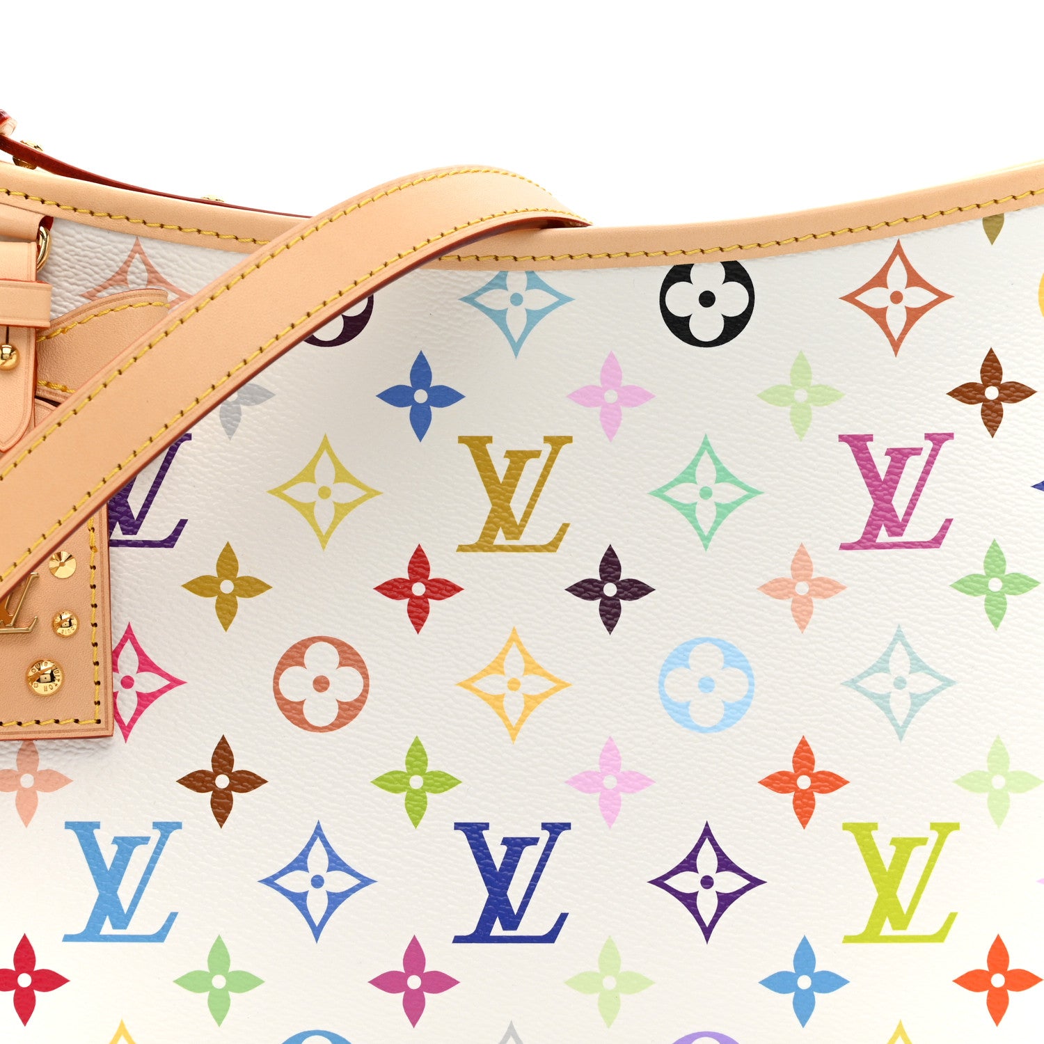 Louis Vuitton LV X TM Monogram Multicolor CarryAll East West White 7 of 9