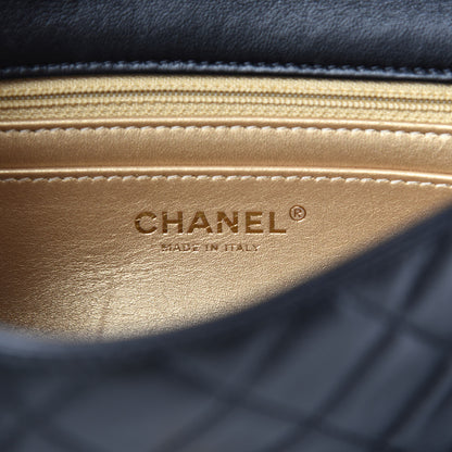 Chanel Lambskin Quilted Mini Rectangular Pearl Crush Flap Black 8 of 11
