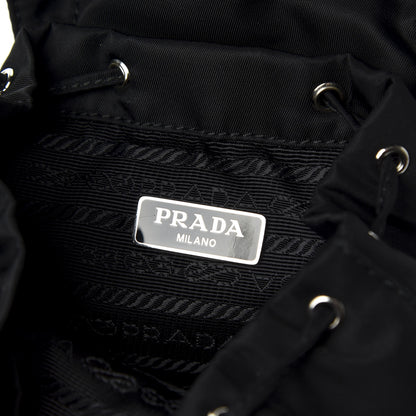 Prada Nylon Vela Mini Crossbody Backpack Black 5 of 9