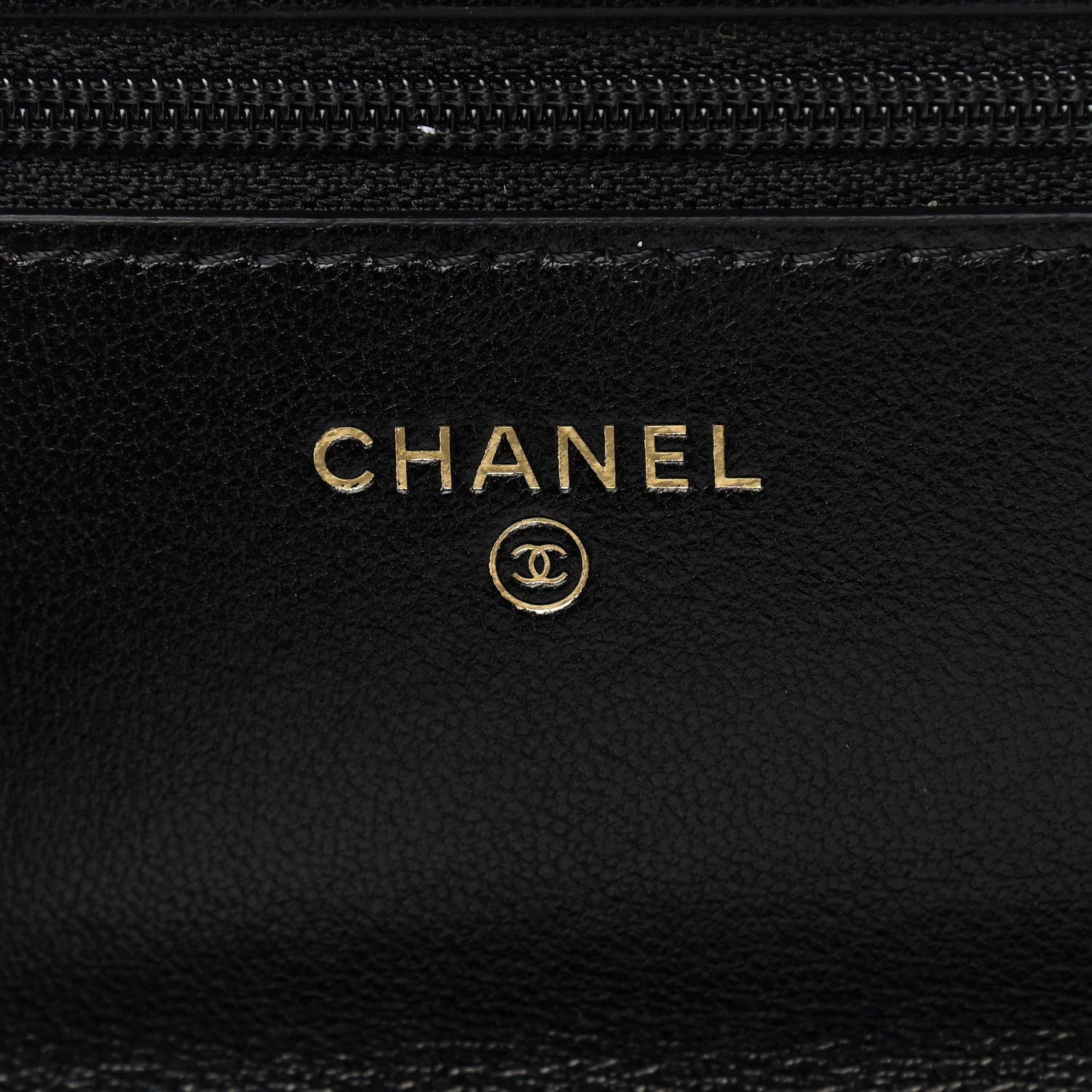 Chanel Goatskin Quilted Chanel 19 Wallet On Chain WOC Black 6 of 11