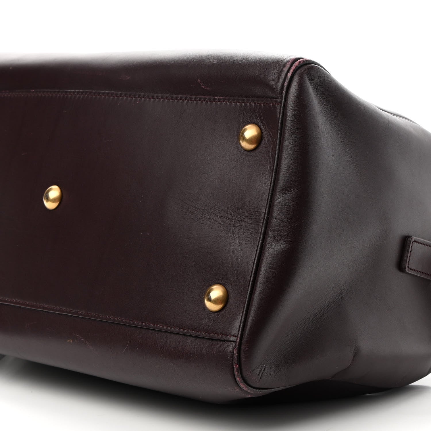 Saint Laurent Calfskin Classic Duffle 6 Amarena 9 of 13