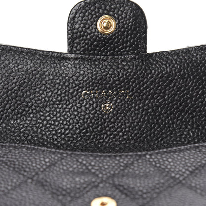 Chanel Caviar Quilted Coin Purse Black 6 of 9