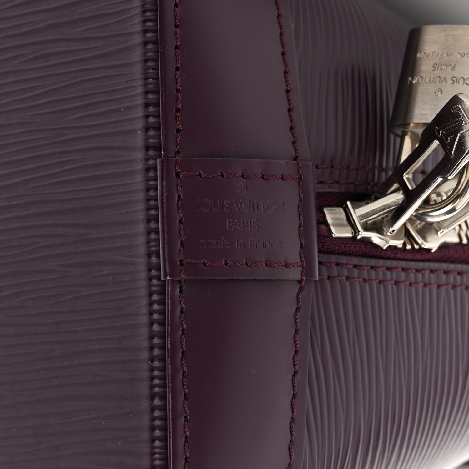 Louis Vuitton Epi Alma PM Cassis 6 of 10
