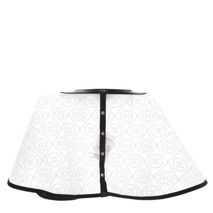 Chanel PVC Calfskin Coco Bag Raincoat White Black 1 of 7