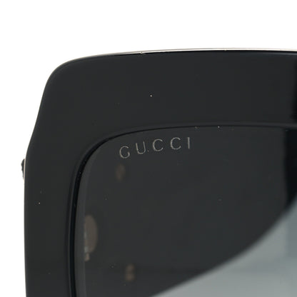 Gucci Square Frame GG0102S Sunglasses Glitter Black 7 of 8