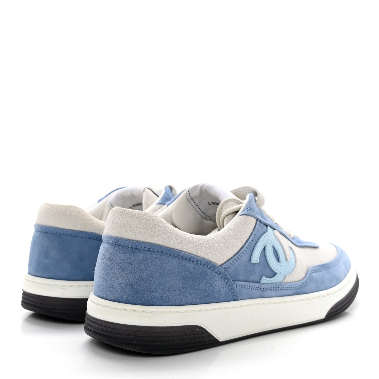 Suede Kidskin Womens CC Sneakers 40 White Blue