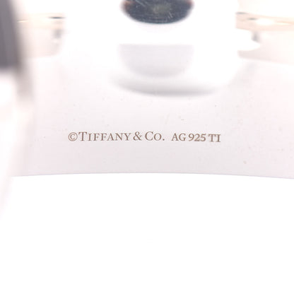 Tiffany Titanium Sterling Silver 1837 Wide Belt Cuff Bracelet 4 of 4