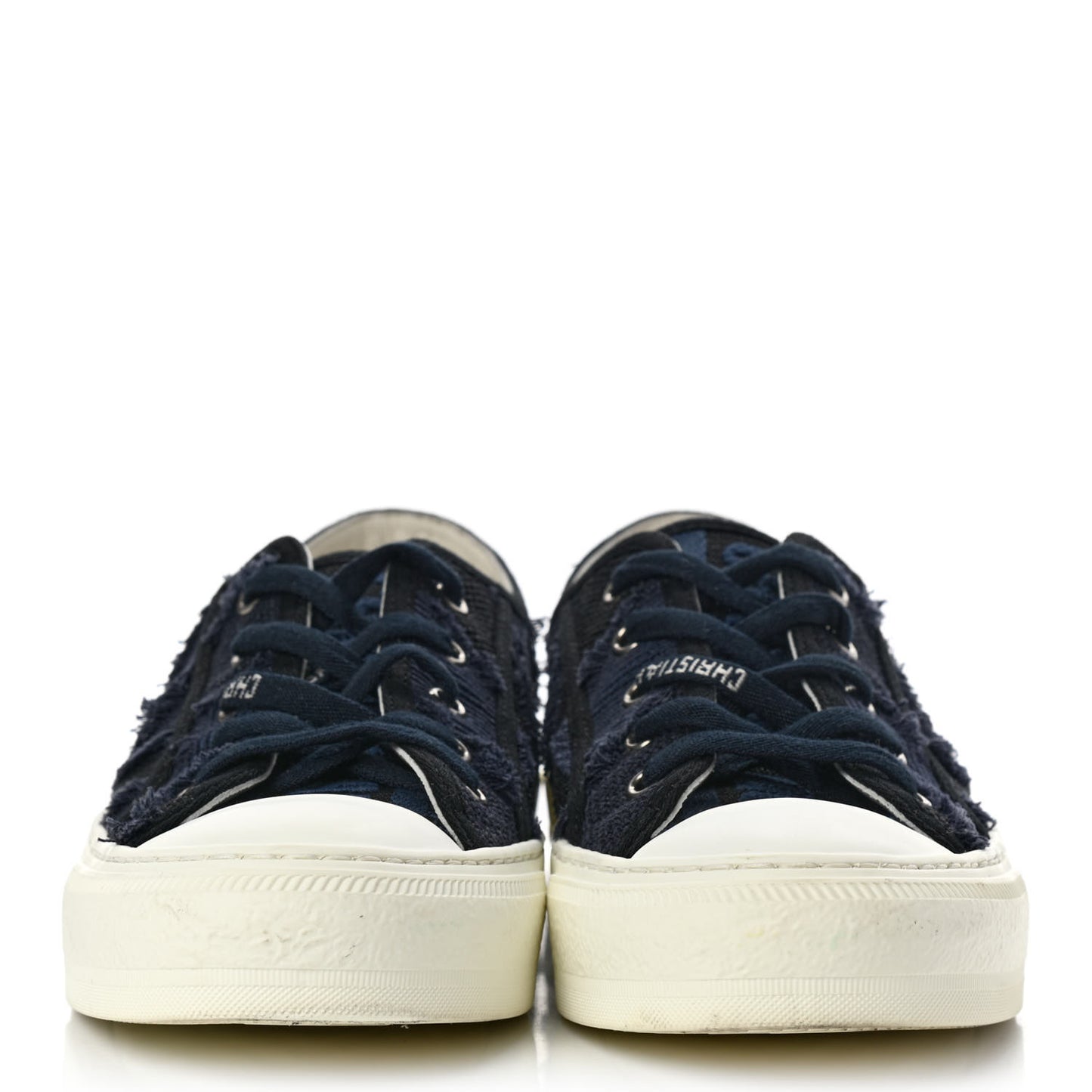 Canvas Camouflage Walk'N'Dior Low Top Sneakers 37 Deep Blue