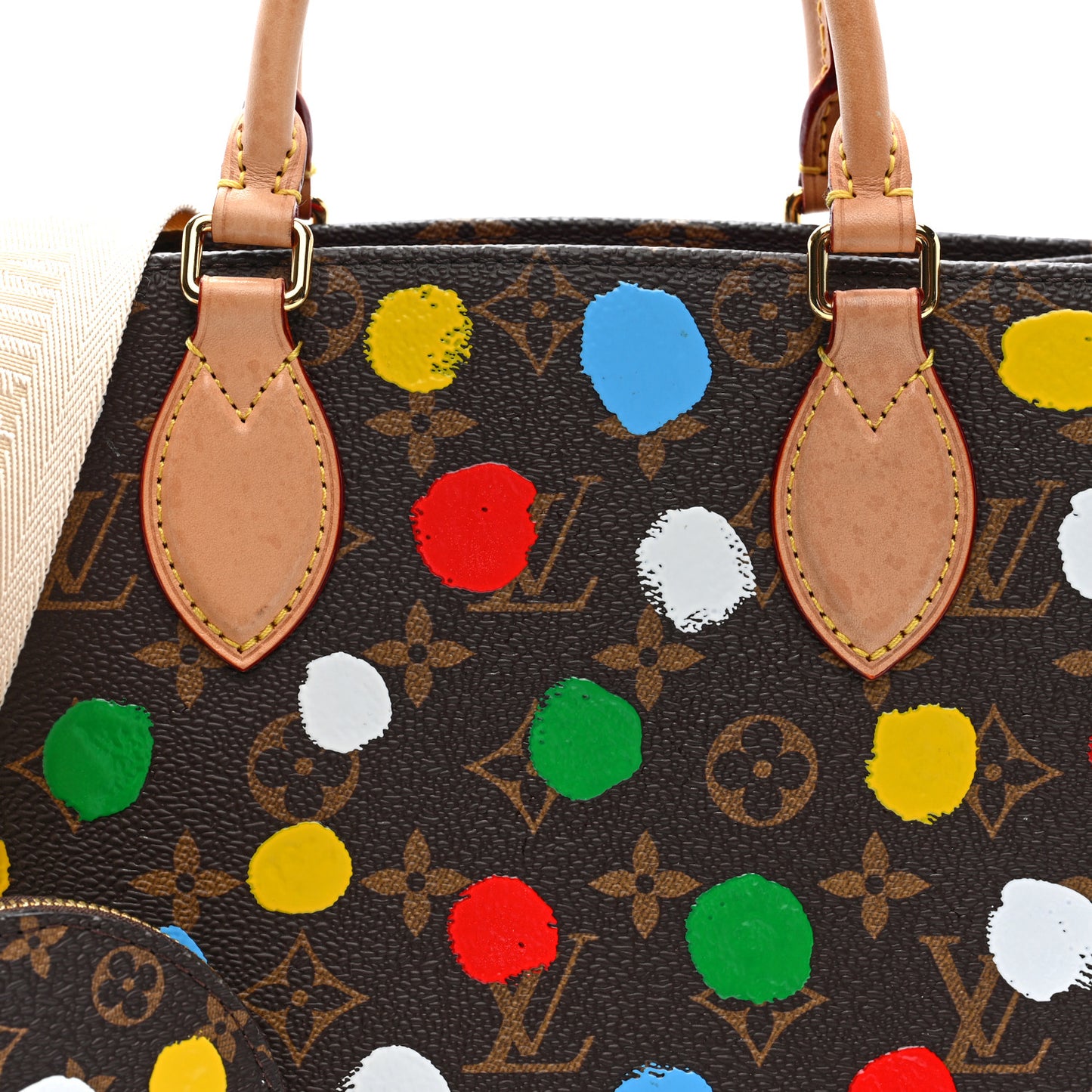 LV X YK Monogram Dots Onthego PM Multicolor